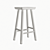 Rustic Wood Bar Stool 3D model small image 2