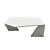 Elegant Carrara Coffee Table 3D model small image 2