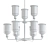 Luxury Ludlow 2 Tier Chandelier 3D model small image 2