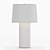 Modern Marlowe Ebony Table Lamp 3D model small image 2