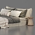 Luxury Linen Bedding Set: Cozy & Chic 3D model small image 4