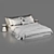 Luxury Linen Bedding Set: Cozy & Chic 3D model small image 7