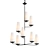 Elegant Vertical Chandelier 3D model small image 1