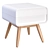 Esme Ash Bedside Table - Stylish and Functional 3D model small image 2