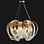 Elegant Pelagia Crystal Chandelier 3D model small image 1