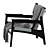 Modern Tessa Armchair: Sleek & Versatile 3D model small image 5