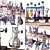 Chemistry Laboratory Glassware Set 3D model small image 2