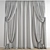 Poly Curtain Model - High Quality 3D Archive 3D model small image 4