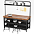 VADHOLMA Kitchen Island: Stylish and Functional 3D model small image 1