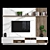 Sleek TV Wall 62 - High-Quality Modular Design 3D model small image 1