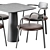 Elegant Table & Chair Set 3D model small image 3