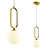 Brass Hanging Lamp: Aliexpress 3D model small image 2