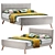 Borneo Bed: Spacious, Stylish, and Versatile 3D model small image 4