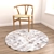 Round Rugs Set with Variations 3D model small image 6