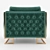 Luxury Luciano Armchair: Elegant Art Deco Design 3D model small image 3