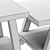 Sleek Filipek Coffee Table 3D model small image 5