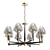 Brass Beauty Pendant Chandelier 3D model small image 1