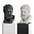 Mighty Hercules Head Bust 3D model small image 1
