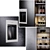 Gaggenau 400-Series Appliances Set 3D model small image 4