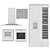 Gaggenau 400-Series Appliances Set 3D model small image 5