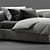 Marac Gordon Contemporary Bed 3D model small image 3