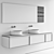 Antonio Lupi Bemade Double Wall-Mounted Vanity Set 3D model small image 5