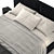DITRE Flann Black Bed - Sleek and Stylish 3D model small image 3