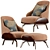 Elegant Brigid Armchair: Stylish 2015 Design 3D model small image 1