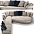 Noonu Sofa: Elegant & Modern Design 3D model small image 2