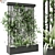 Vertical Greenery Box Set 124 3D model small image 1