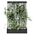 Vertical Greenery Box Set 124 3D model small image 3