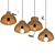 Rattan Pendant Lamp with Bird Accents 3D model small image 10