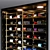  Rustic Wine Shelf Storage Rack 3D model small image 3