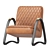 Modern Industrial Armchair 3D model small image 2