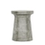 Modern Gray Round Garden Stool 3D model small image 3