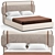 Contemporary Bed Scott: Elegant Style & Modern Comfort 3D model small image 3