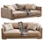 Elegant Bristol Sofa by Poliform 3D model small image 2