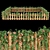 Elegant Ivy Wood Fence: Vol 25 3D model small image 2