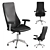 Ergo High Back Office Chair 3D model small image 1