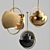 Brass Designer Pendant Lamp 3D model small image 2