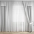 Premium Curtain Model Set 3D model small image 1