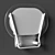 Ravak Ovo Chrome Shower Seat 3D model small image 2