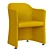 Contemporary San Siro Armchair 3D model small image 1