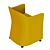 Contemporary San Siro Armchair 3D model small image 4