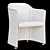 Contemporary San Siro Armchair 3D model small image 5