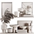 Elegant Interior Decor Set 3D model small image 5