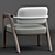 Giorgetti Elsa Chair: Sleek, Stylish, and Comfortable 3D model small image 2