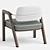 Giorgetti Elsa Chair: Sleek, Stylish, and Comfortable 3D model small image 7