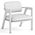 Giorgetti Elsa Chair: Sleek, Stylish, and Comfortable 3D model small image 10