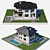 Elegant Poolside Villa 3D model small image 2